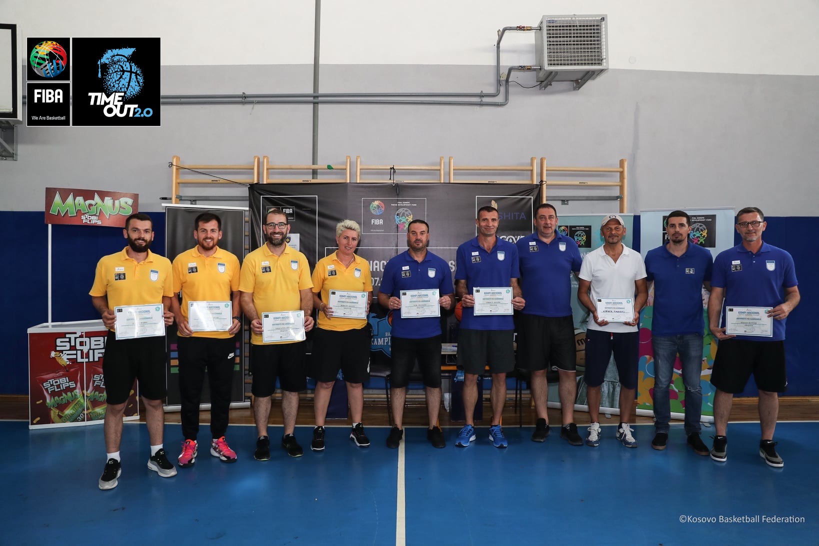 Programi FIBA Time Out 2.0 i ndihmon Rugovës të kryesojë me sukses organizimin e Kampit Nacional të FBK-së